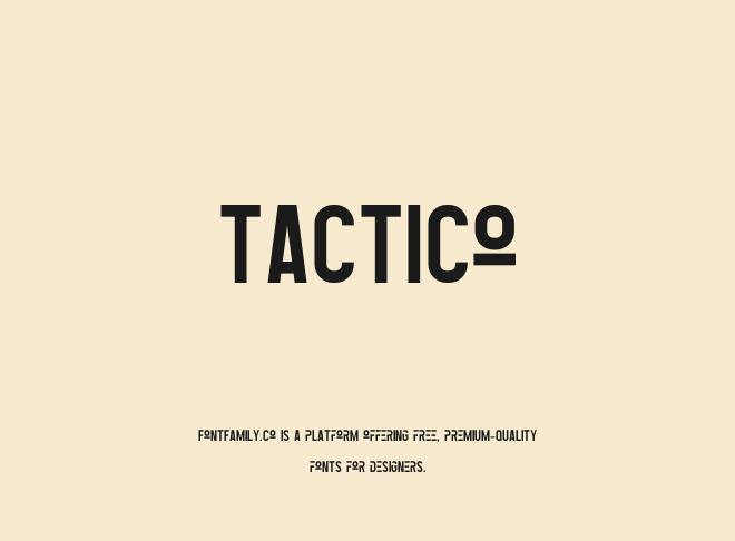 Tactico Font