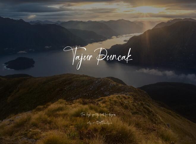 Tajur Puncak Font