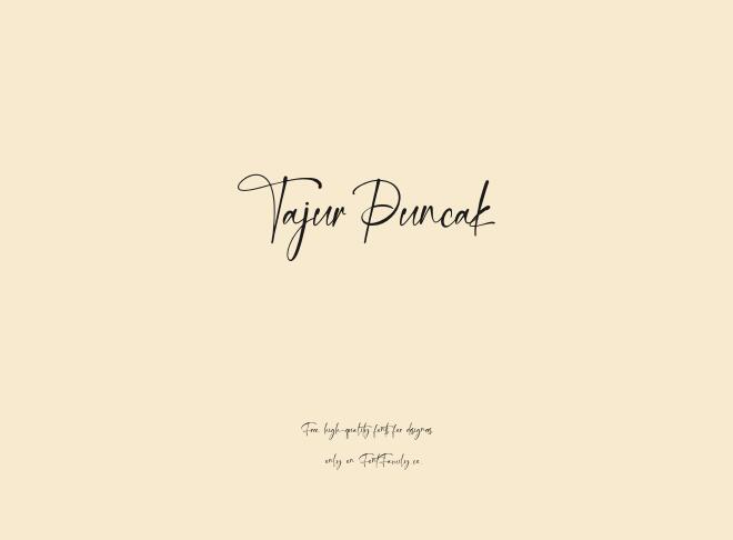 Tajur Puncak Font
