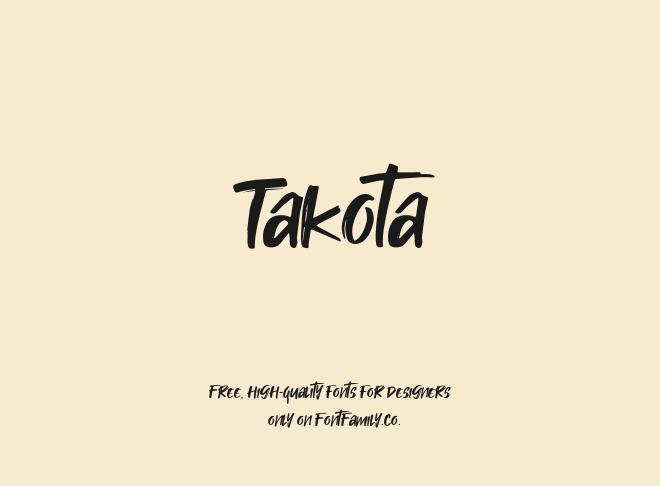 Takota Font
