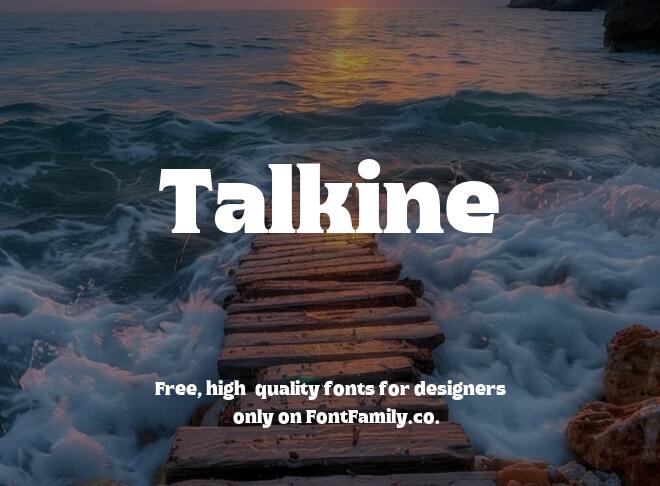 Talkine Font