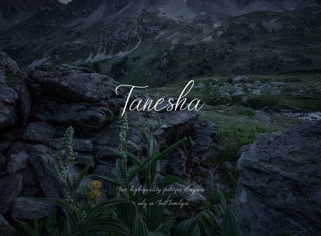 Tanesha Font