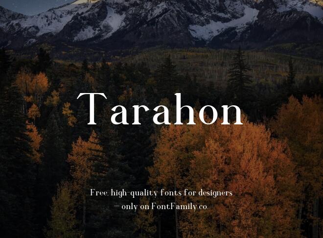 Tarahon Font