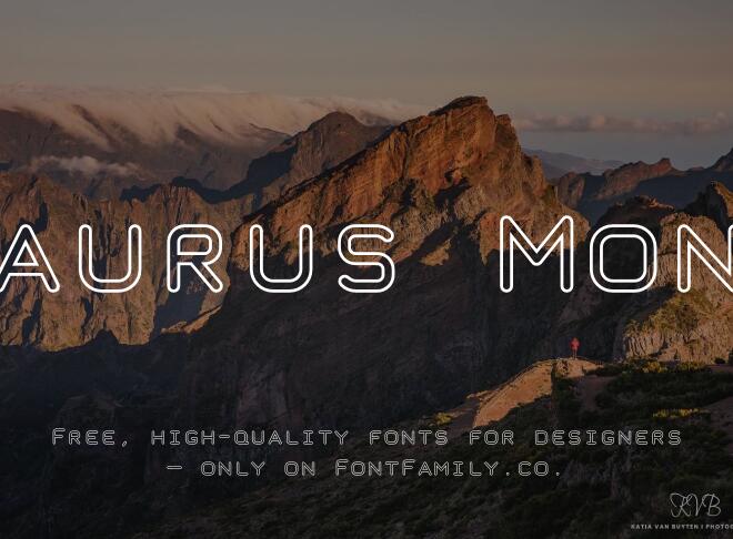 Taurus Mono Font