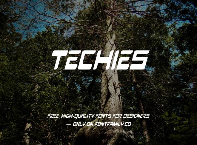 Techies Font