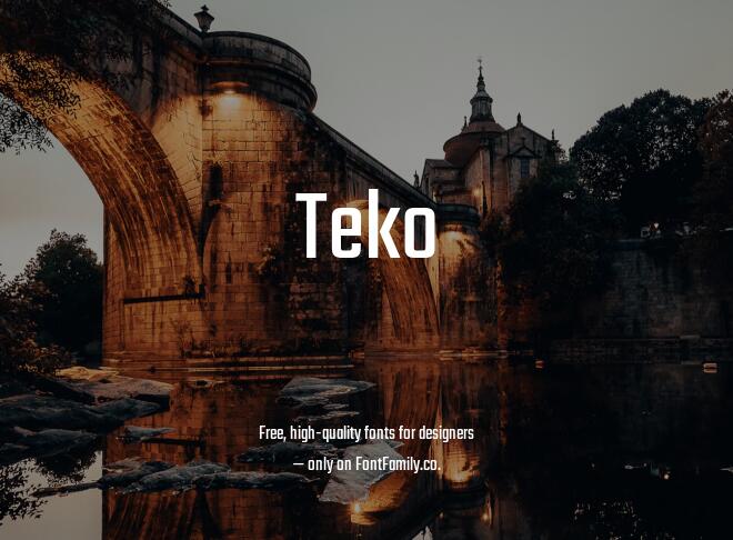 Teko Font