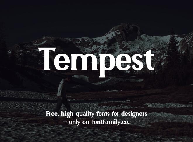 Tempest Font
