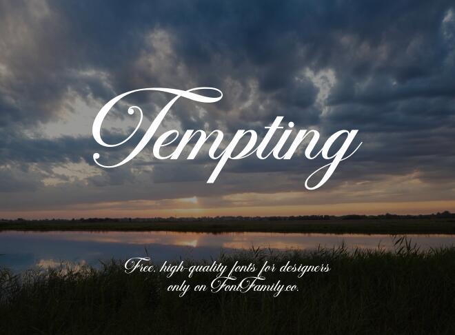 Tempting Font