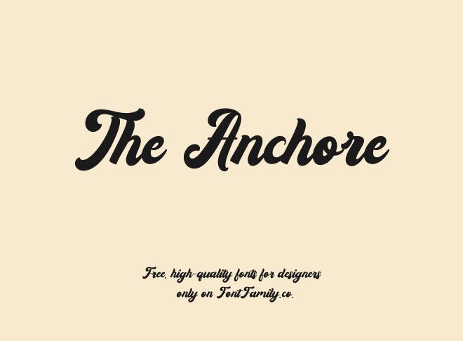 The Anchore Font