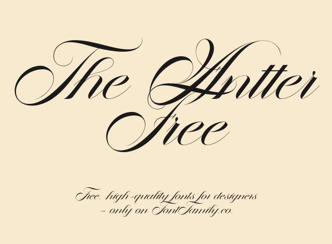 The Antter Free Font