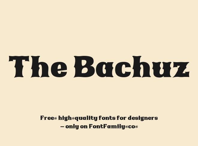 The Bachuz Font