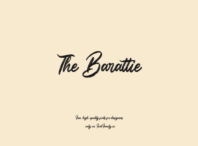 The Barattie Font