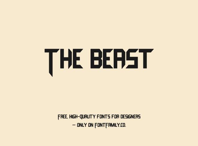 The Beast Font