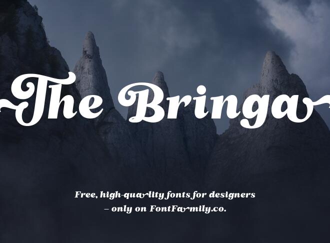 The Bringa Font