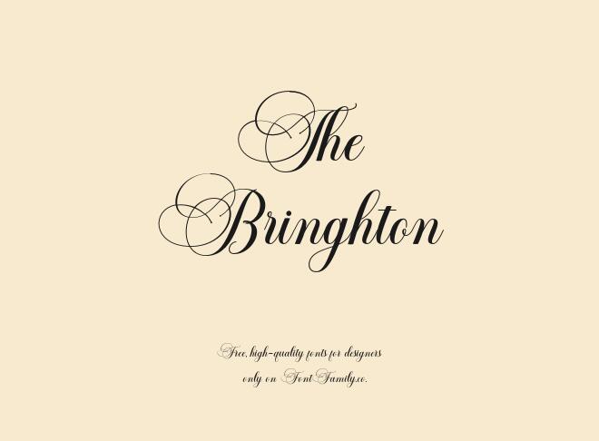 The Bringhton Font