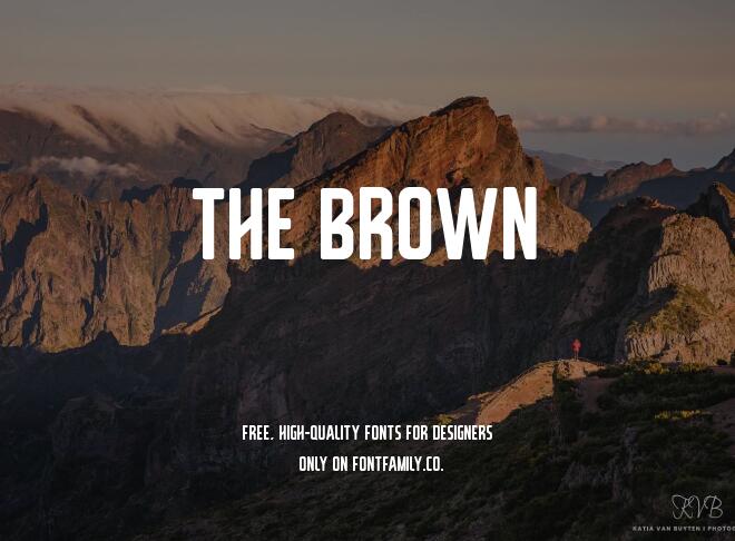 The Brown Font