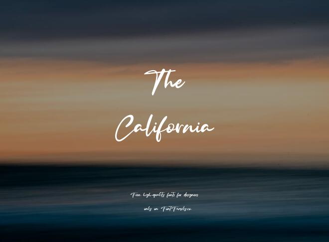 The California Font