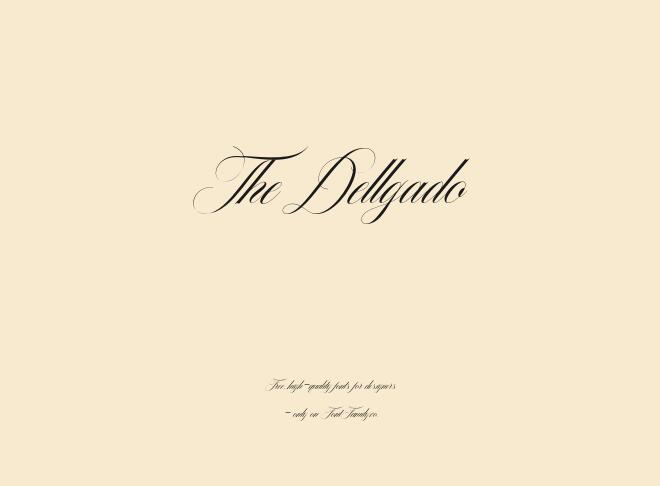 The Dellgado Font