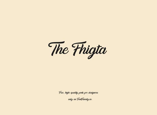 The Fhigta Font