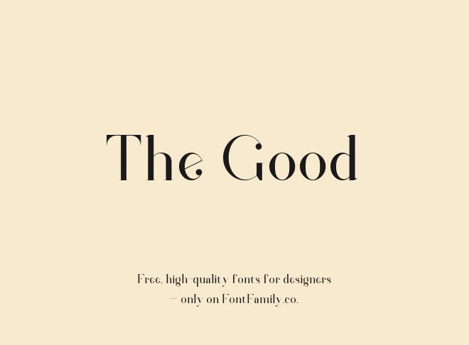 The Good Font