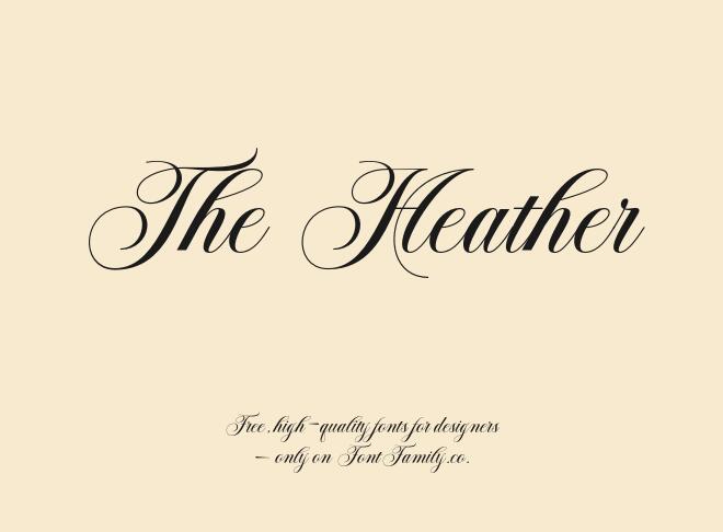 The Heather Font