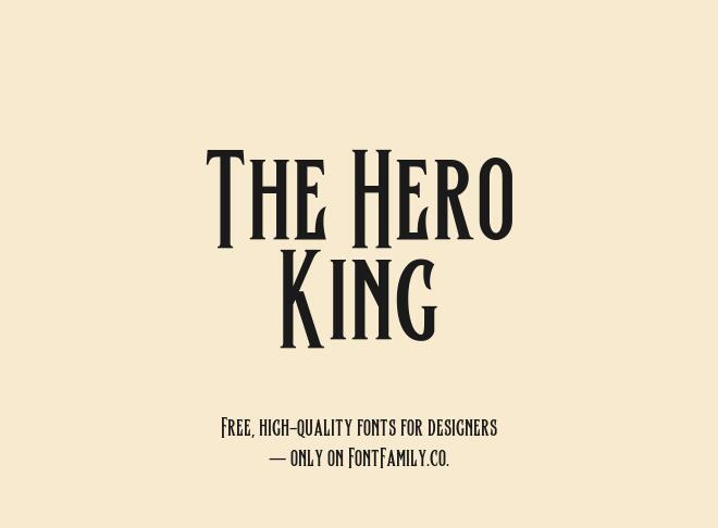 The Hero King Font