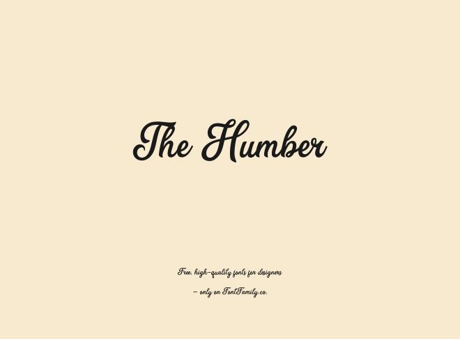 The Humber Font