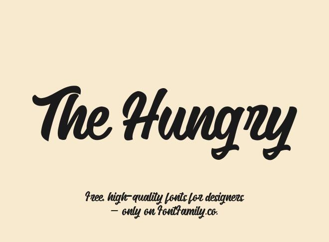 The Hungry Font