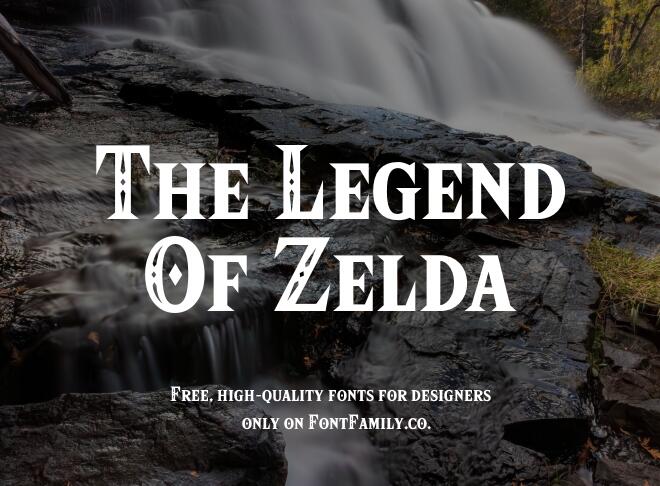 The Legend Of Zelda Font