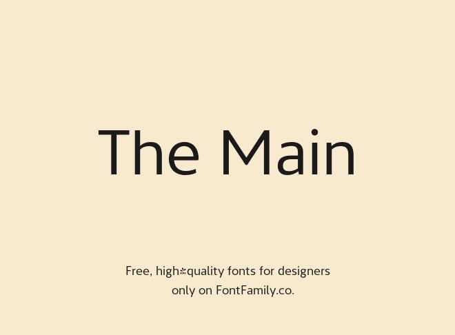 The Main Font