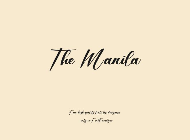 The Manila Font