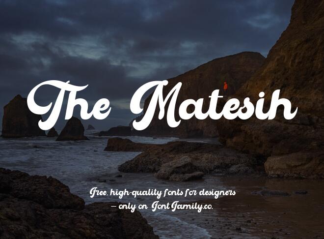 The Matesih Font
