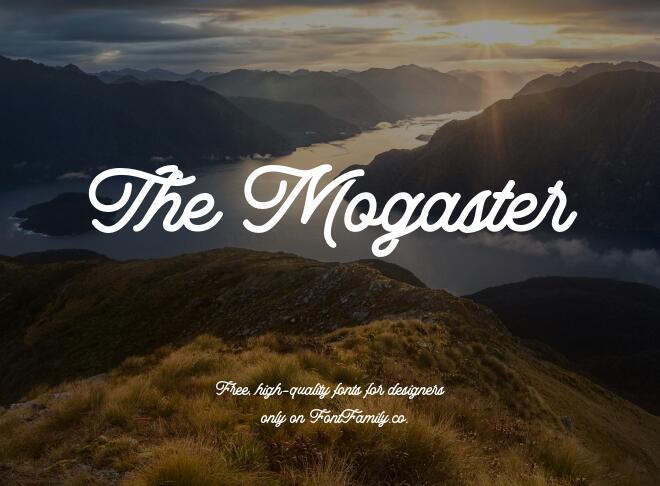 The Mogaster Font