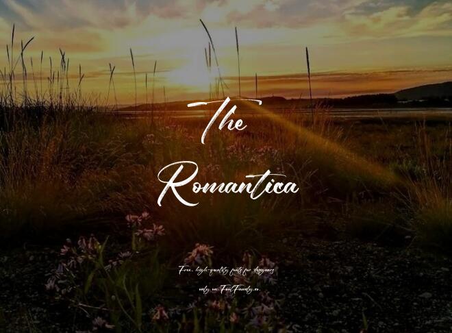 The Romantica Font