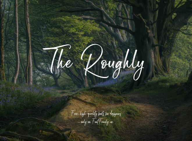 The Roughly Font