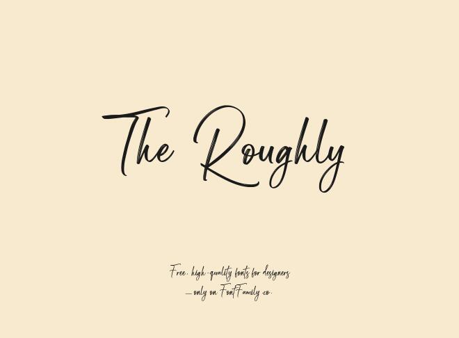 The Roughly Font