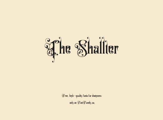 The Shallter Font