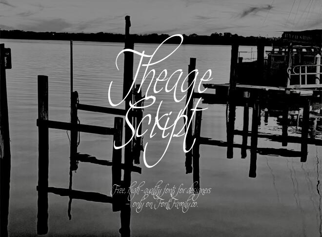 Theage Script Font