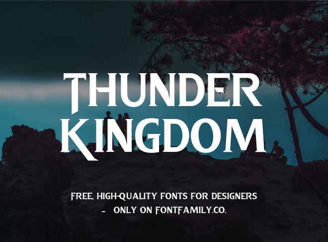 Thunder Kingdom Font