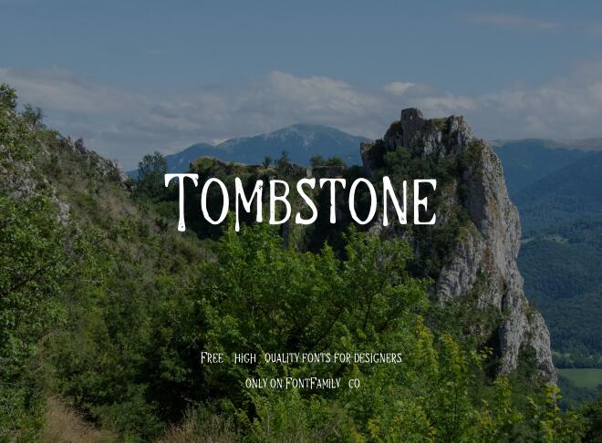 Tombstone Font
