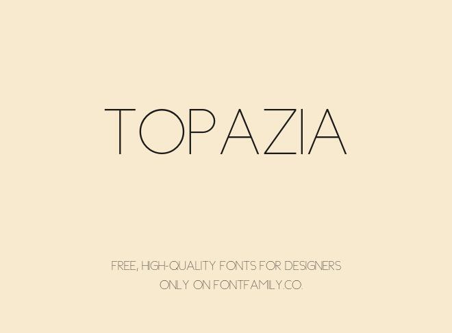 Topazia Font