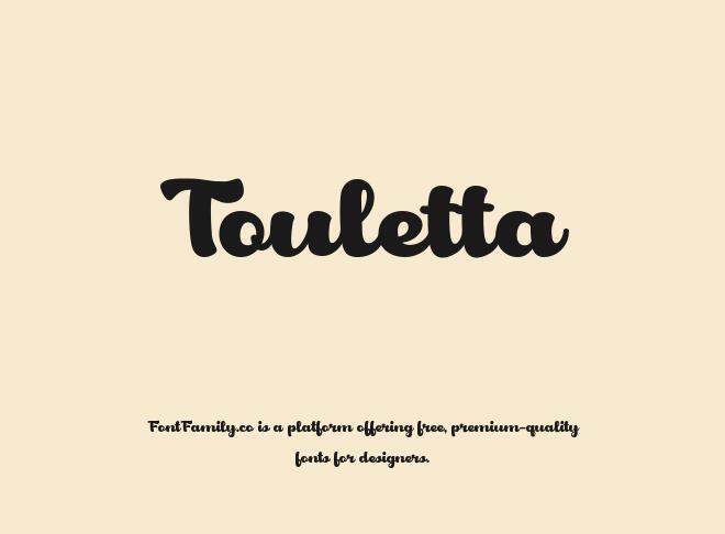 Touletta Font