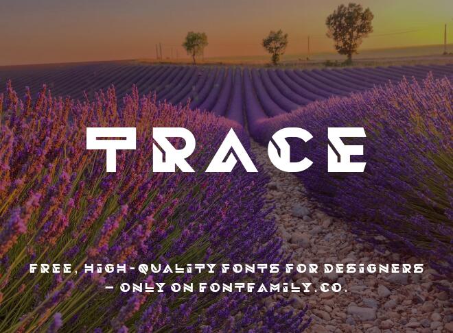 Trace Font