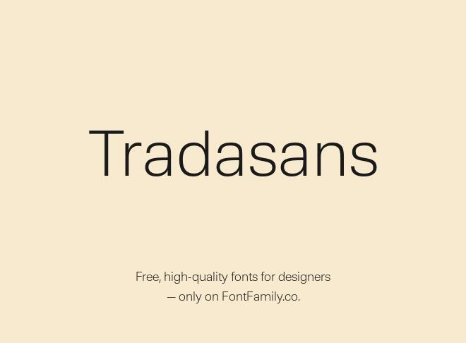 Tradasans Font