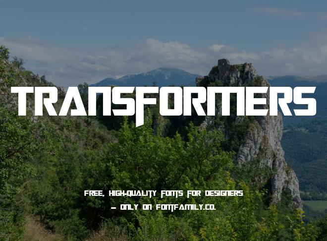 Transformers Font