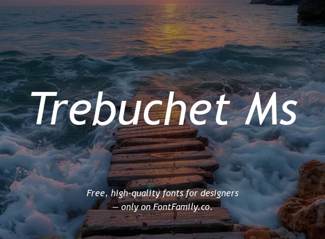 Trebuchet Ms Font