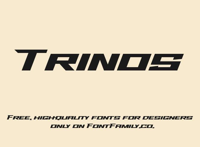 Trinos Font