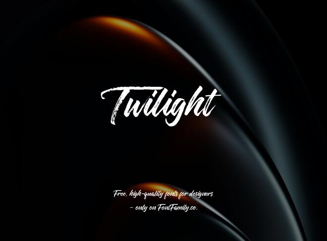 Twilight Font