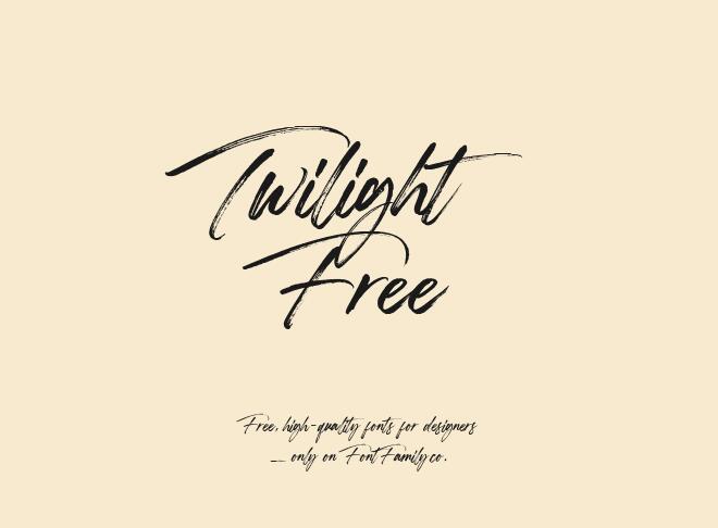 Twilight Free Font