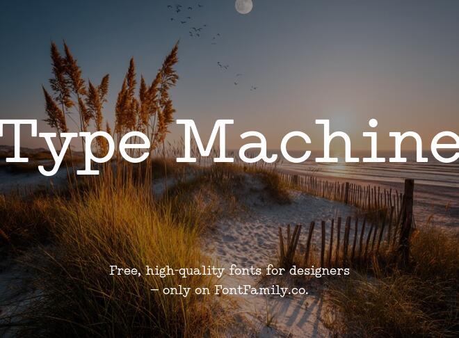 Type Machine Font